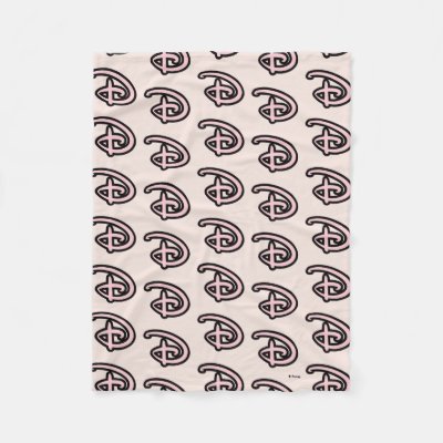 Disney D Logo Fleece Blanket