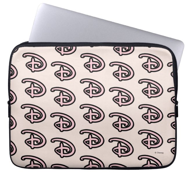 Disney D Logo Laptop Sleeve (Front)