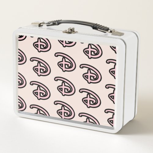 Disney D Logo Metal Lunch Box