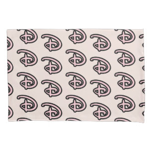 Disney D Logo Pillow Case