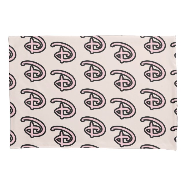 Disney D Logo Pillow Case (Front)