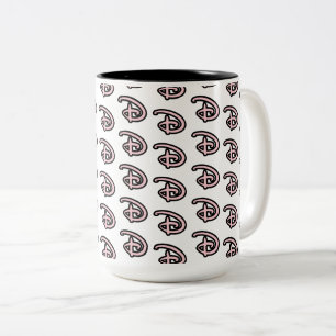 Disney D Logo Two-Tone Coffee Mug