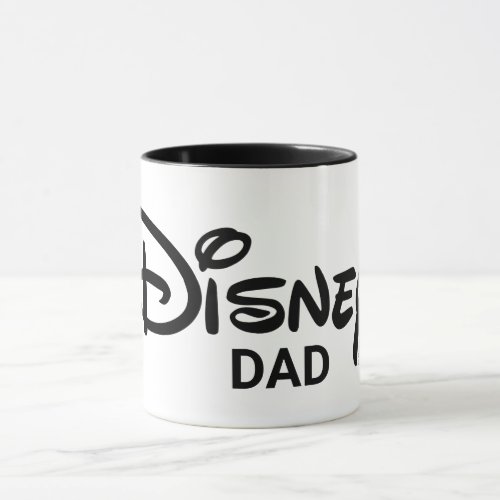 Disney Dad  White Logo Mug