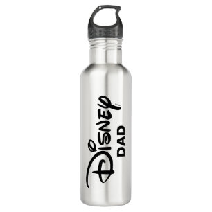 Disney Dad White Logo Stainless Steel Water Bottle