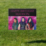 Disney Descandants Birthday Sign