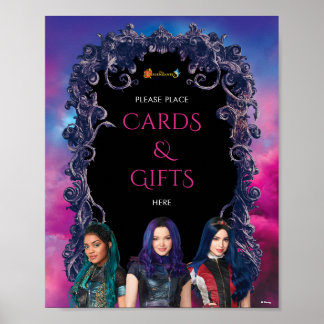 Disney Descendants Cards & Gifts Birthday  Poster