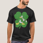 Disney Donald Duck Retro Shamrock St. Patrick&#39;s Da T-Shirt