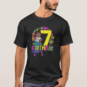 Disney Encanto Maribel 7th Birthday Floral Smile P T-Shirt