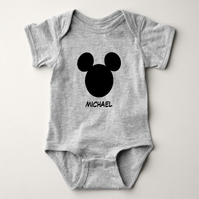 Disney Family Vacation - Mickey | Add Your Name Baby Bodysuit (Front)