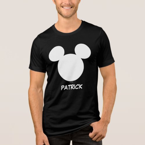 Disney Family Vacation _ Mickey  Add Your Name Tri_Blend Shirt