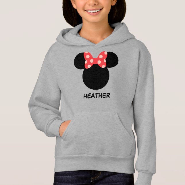 Disney Family Vacation - Minnie | Add Your Name Hoodie (Front)