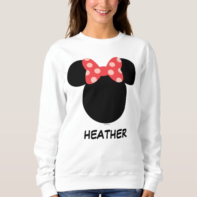 Disney Family Vacation - Minnie | Add Your Name Sweatshirt (Front)