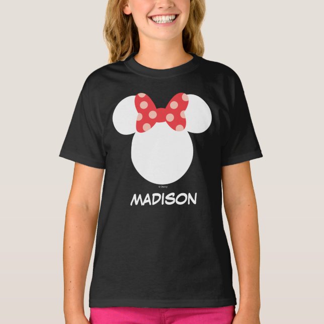 Disney Family Vacation - Minnie | Add Your Name T-Shirt (Front)