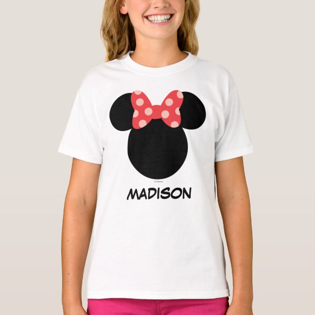 Disney Family Vacation - Minnie | Add Your Name T-Shirt (Front)