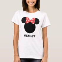 Disney Family Vacation - Minnie | Add Your Name T-Shirt Disney Family Vacation - Minnie | Add Your Name T-Shirt
