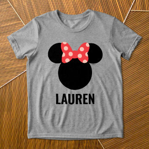 Disney Family Vacation - Minnie   Add Your Name Tri-Blend Shirt