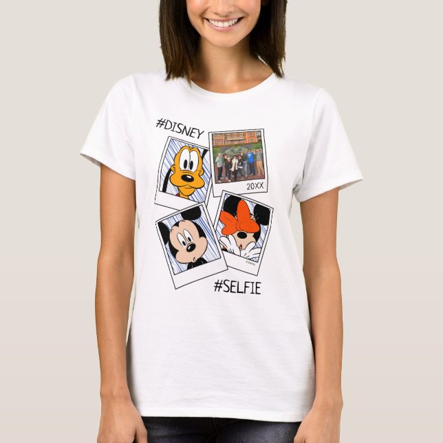 Disney Family Vacation #Selfie | Mickey & Friends T-Shirt (Front)