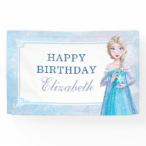 Disney Frozen Elsa Birthday Banner