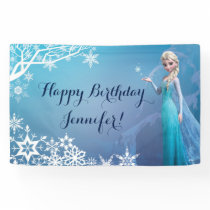 Disney Frozen Elsa Birthday Banner