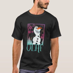 Disney Frozen Hi I m Olaf Ice Forest Vintage Portr T-Shirt