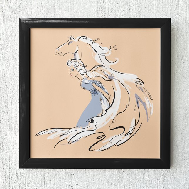 Disney Frozen | Portrait of Elsa & Nokk Poster (Creator Uploaded)