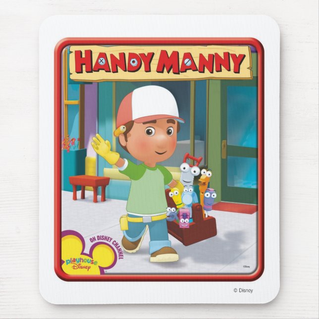 Disney Handy Manny and Tools Mouse Pad (Front)