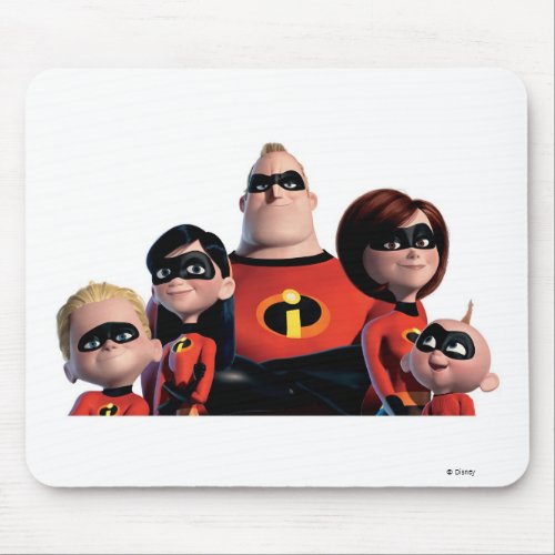 Disney Incredibles Family  Mouse Pad