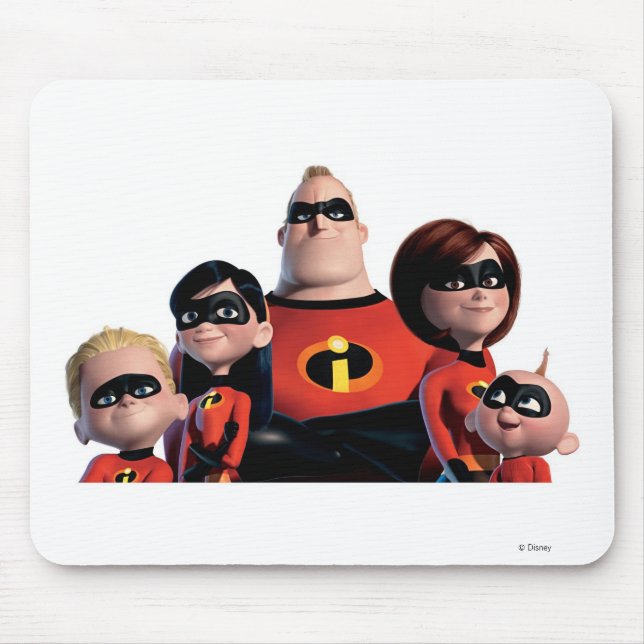 Disney Incredibles Family  Mouse Pad (Front)