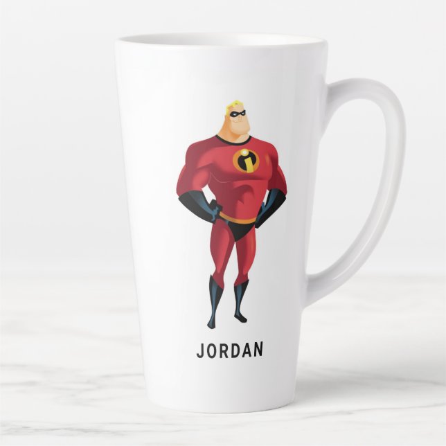 Disney Incredibles Mr. Incredible standing Latte Mug (Right)