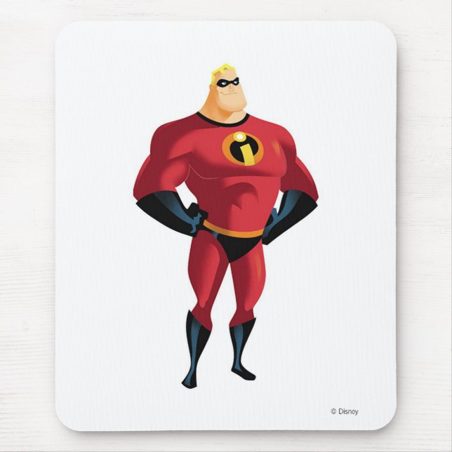 Disney Incredibles Mr. Incredible standing Mouse Pad (Front)