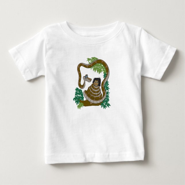 Disney Jungle Book Kaa with Mowgli Baby T-Shirt (Front)