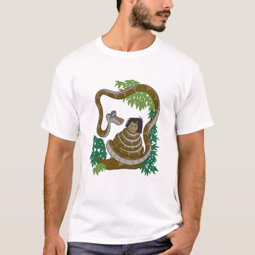 Disney Jungle Book Kaa with Mowgli T_Shirt
