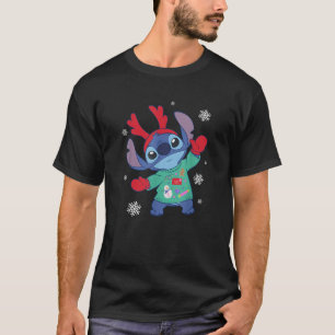 Disney Lilo Stitch Christmas Outfit Celebration  T-Shirt