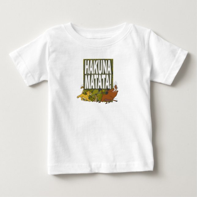 Disney Lion King Hakuna Matata! Baby T-Shirt (Front)