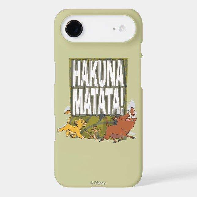 Disney Lion King Hakuna Matata! Case-Mate iPhone Case (Back)