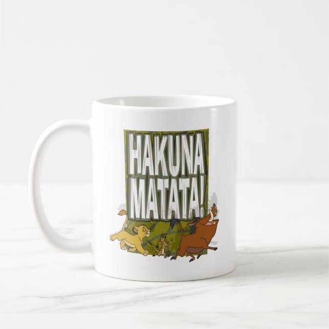 Disney Lion King Hakuna Matata! Coffee Mug (Left)