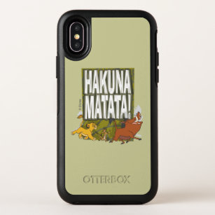 Disney Lion King Hakuna Matata! OtterBox Symmetry iPhone X Case