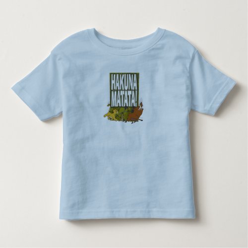 Disney Lion King Hakuna Matata Toddler T_shirt
