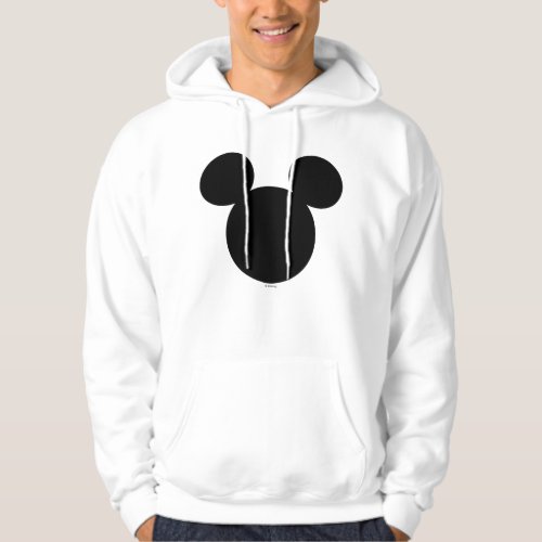 Disney Logo  Black Mickey Icon Hoodie