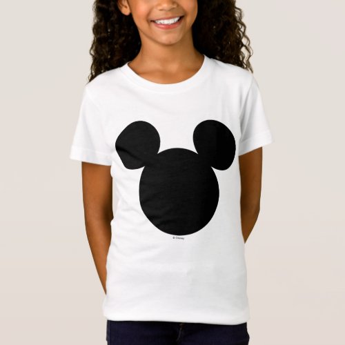 Disney Logo  Black Mickey Icon T_Shirt