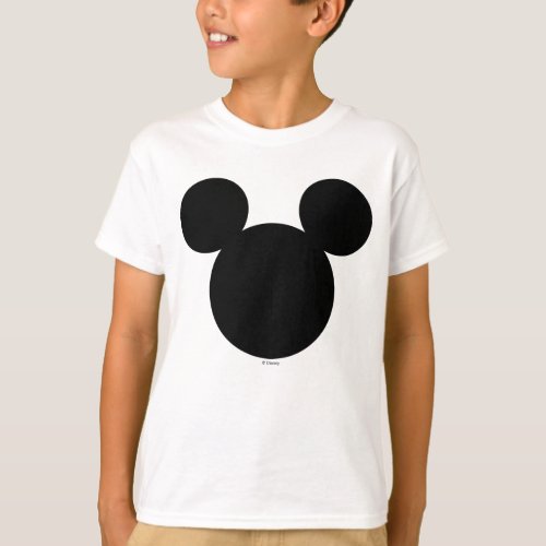 Disney Logo  Black Mickey Icon T_Shirt