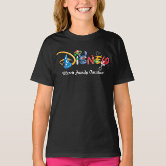 Disney Logo | Boy Characters - Family Vacation T-Shirt