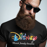 Disney Logo | Boy Characters - Family Vacation T-Shirt<br><div class="desc">Going on a Disney family vacation? Customize these Disney shirts for the whole family by adding your family name or custom text.</div>