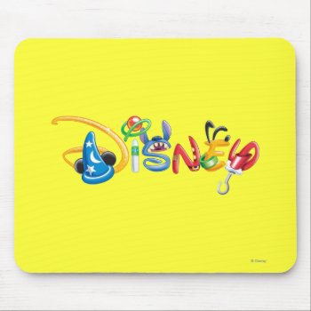 Disney Logo | Boy Characters Mouse Pad by DisneyLogosLetters at Zazzle