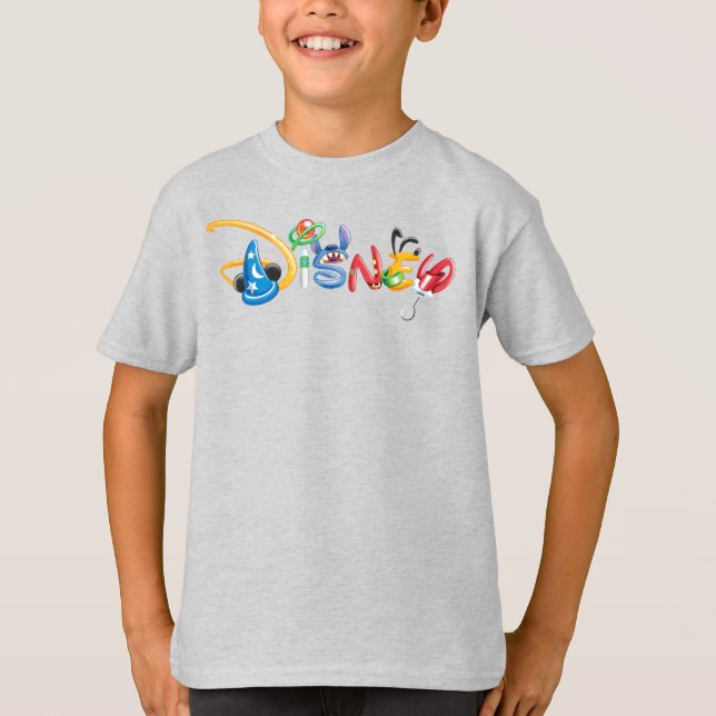 Disney Logo | Boy Characters T-Shirt (Front)