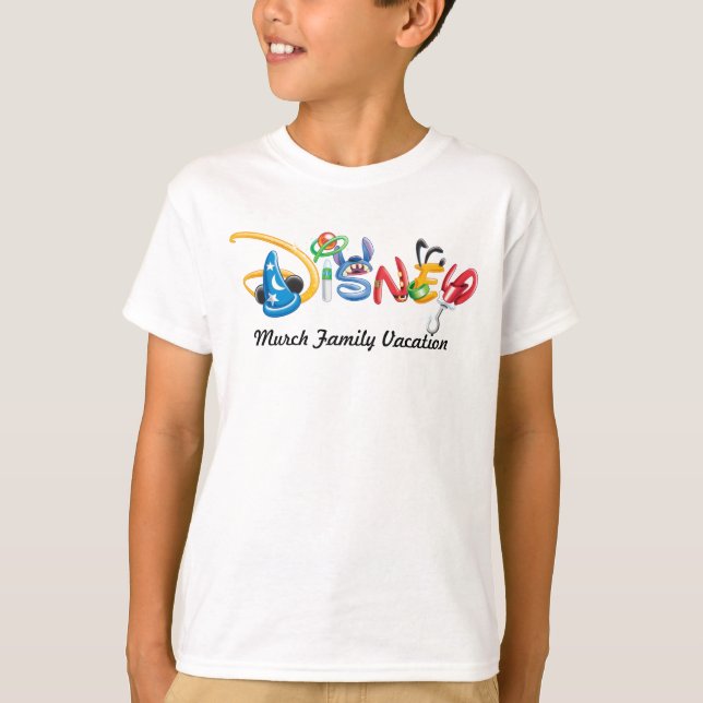 Disney Logo - Family Vacation T-Shirt (Front)