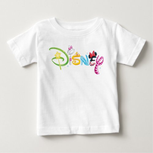 Disney Logo  Girl Characters Baby T_Shirt