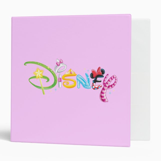 Disney Logo | Girl Characters Binder (Front/Inside)