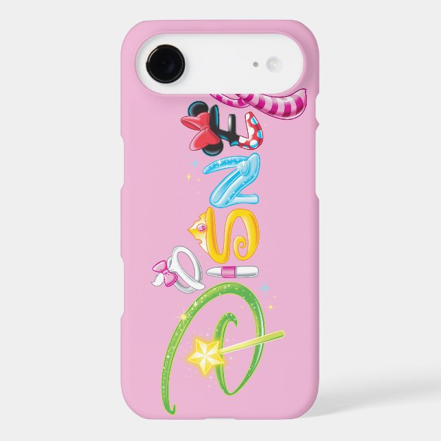 Disney Logo | Girl Characters Case-Mate iPhone Case (Back)