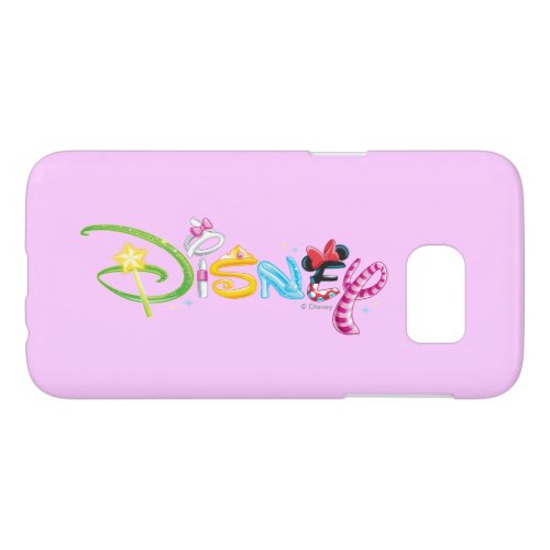 Disney Logo  Girl Characters Samsung Galaxy S7 Case